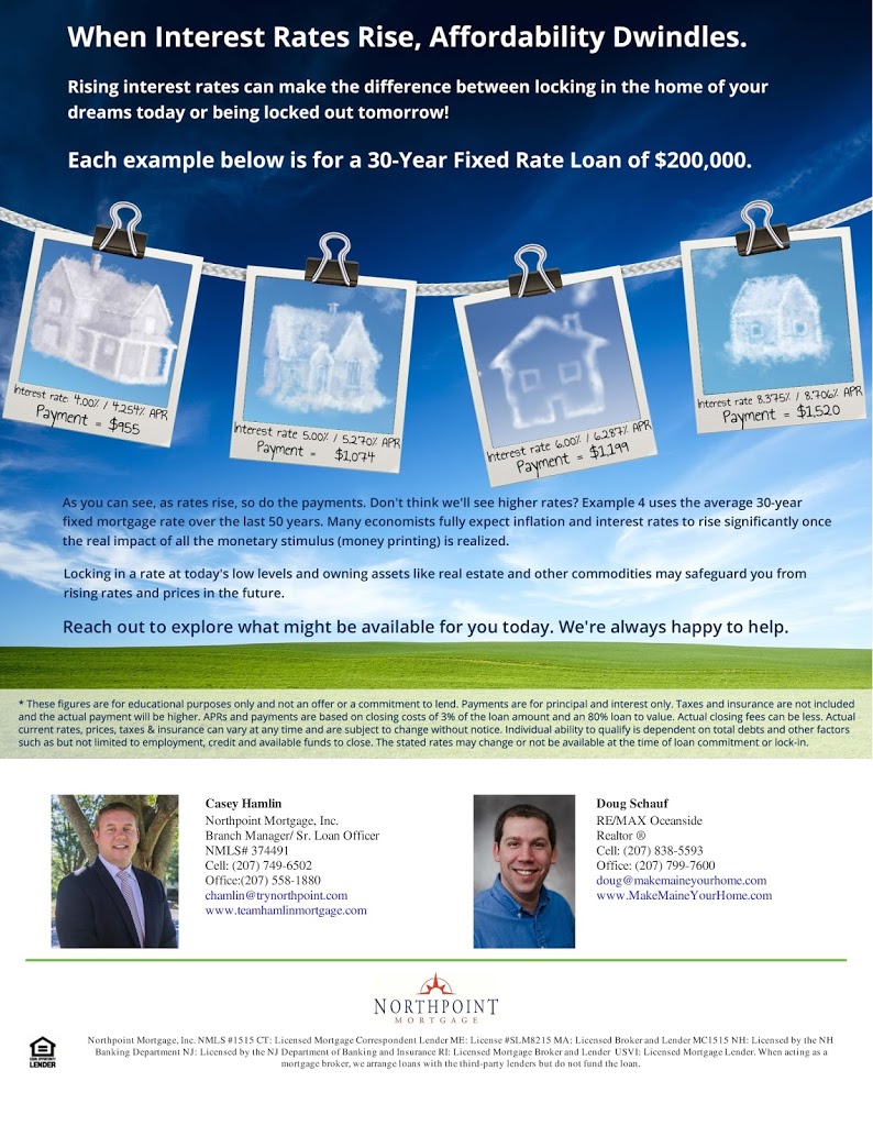 When Interest Rates Climb, Affordability Dwindles Make Maine Your Home